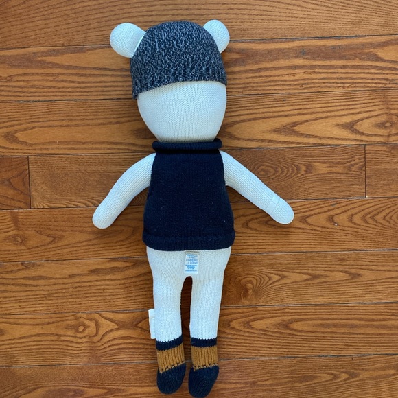 🧸Cuddle and Kind Hudson the polar bear 20” heirloom detail hand knit 🧶 - Picture 3 of 11